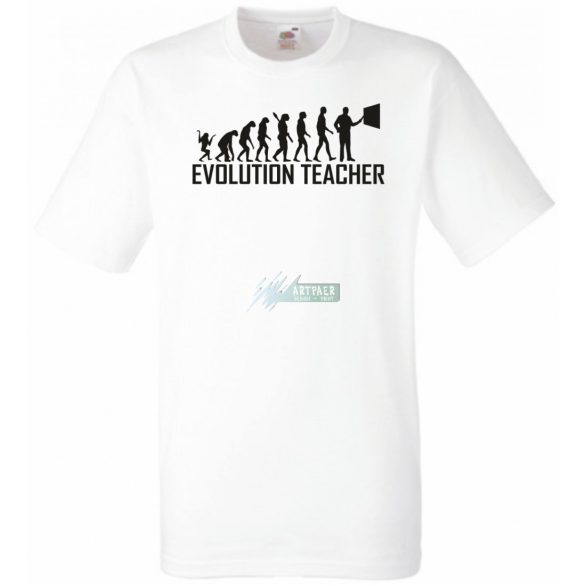 Evolúció Tanár férfi rövid ujjú póló
