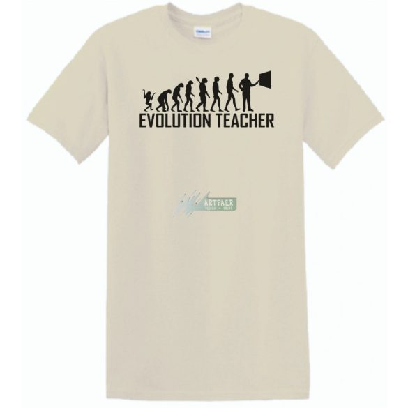 Evolúció Tanár férfi rövid ujjú póló
