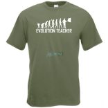Evolúció Tanár férfi rövid ujjú póló
