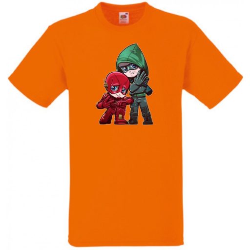 Humor kicsike Hősök Villám és Zöld íjász gyerek rövid ujjú póló