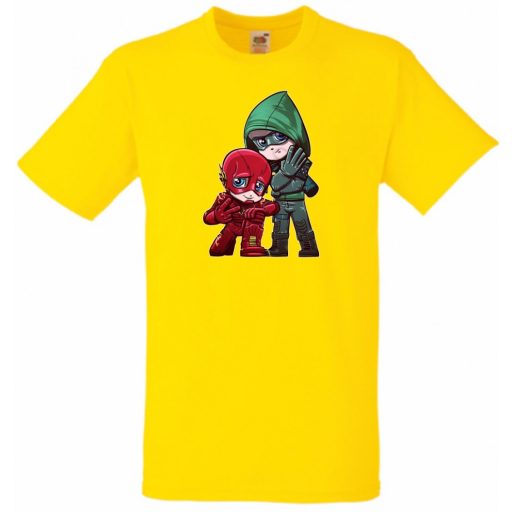 Humor kicsike Hősök Villám és Zöld íjász gyerek rövid ujjú póló