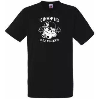 Humor - Trooper Gangsta férfi rövid ujjú póló