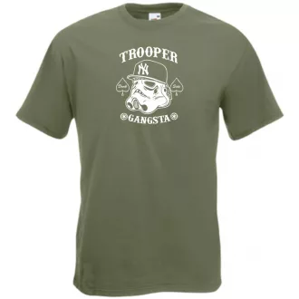 Humor - Trooper Gangsta férfi rövid ujjú póló