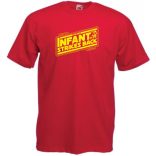 A csecsemő visszavág gyerek rövid ujjú póló