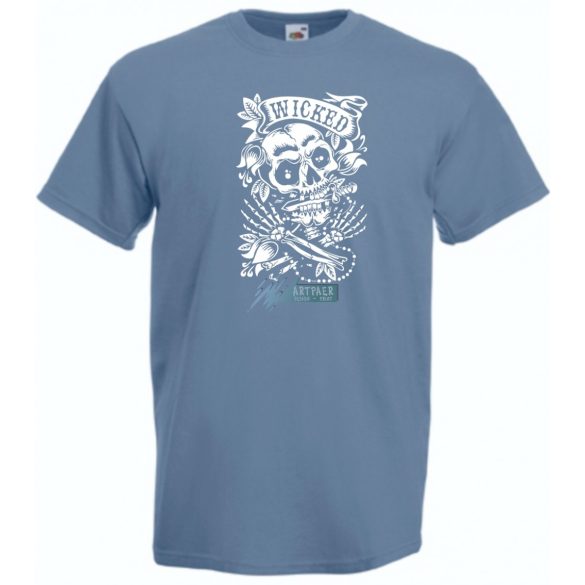 Gonosz csontok férfi rövid ujjú póló