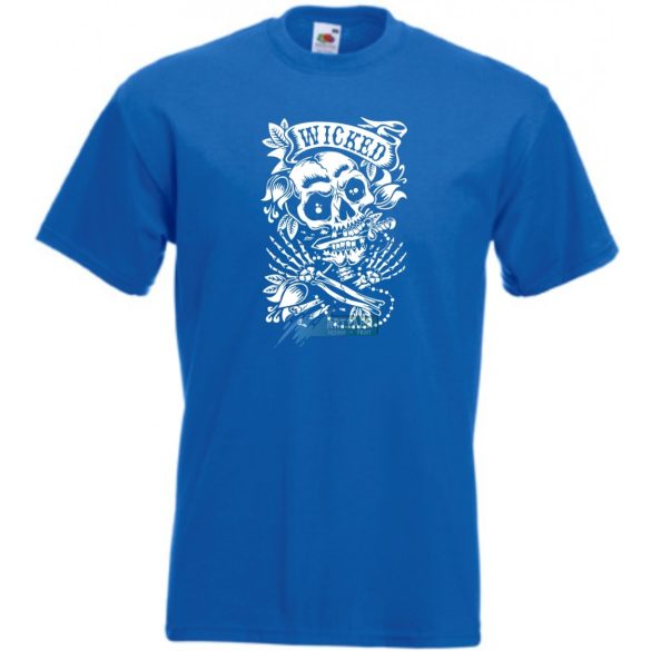 Gonosz csontok férfi rövid ujjú póló