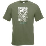 Gonosz csontok férfi rövid ujjú póló