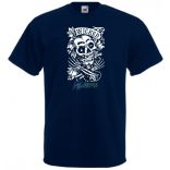 Gonosz csontok férfi rövid ujjú póló