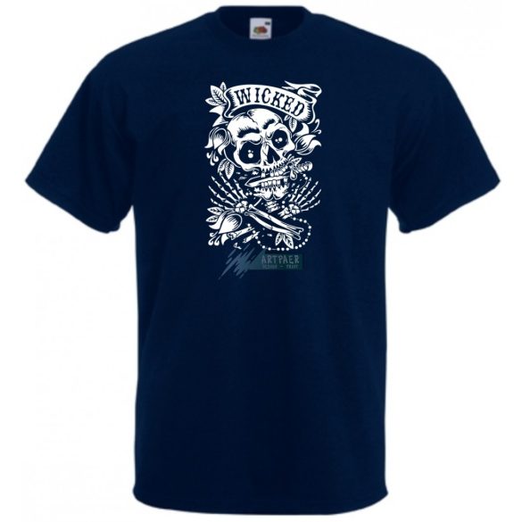 Gonosz csontok férfi rövid ujjú póló