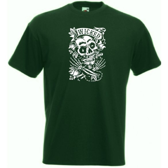 Gonosz csontok férfi rövid ujjú póló