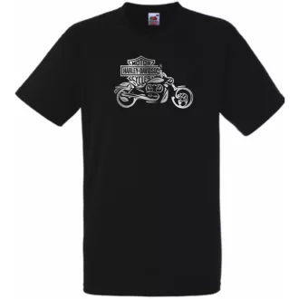 Motor fan Harley férfi rövid ujjú póló