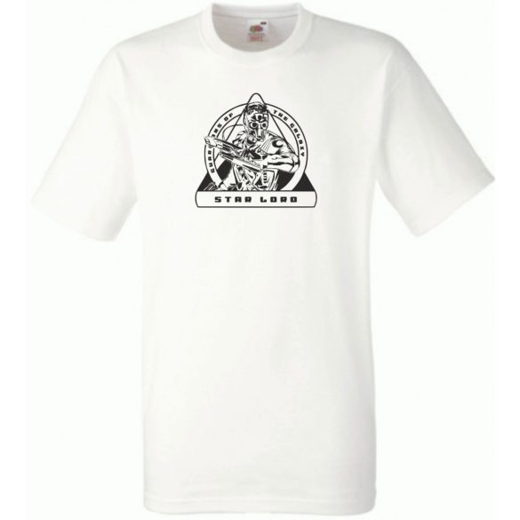 Hősök Star Lord férfi rövid ujjú póló