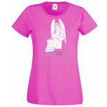 Angyali vagyok női rövid ujjú póló