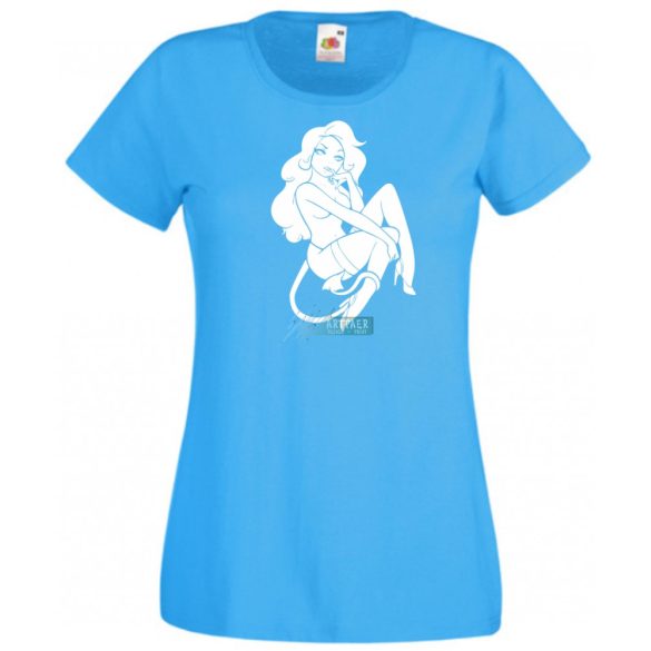 Angyali ördög vagyok női rövid ujjú póló