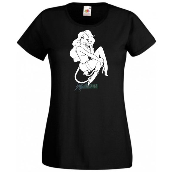 Angyali ördög vagyok női rövid ujjú póló