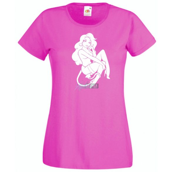 Angyali ördög vagyok női rövid ujjú póló