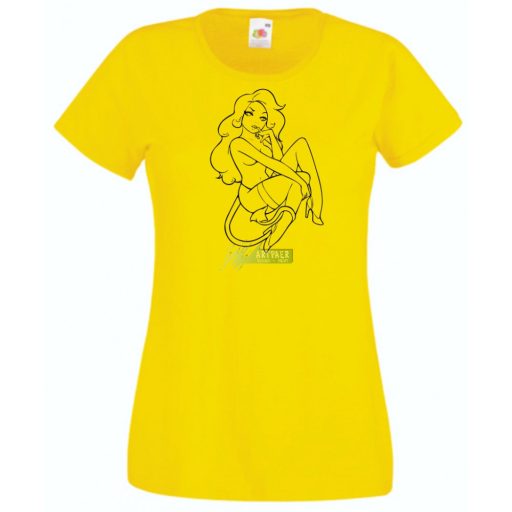 Angyali ördög vagyok női rövid ujjú póló