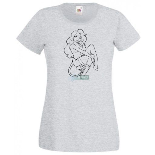 Angyali ördög vagyok női rövid ujjú póló