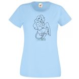 Angyali ördög vagyok női rövid ujjú póló