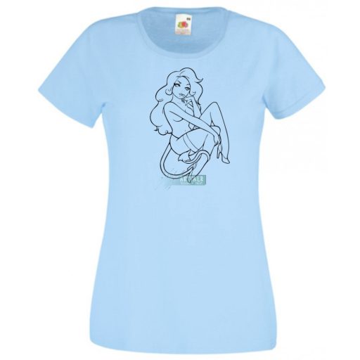 Angyali ördög vagyok női rövid ujjú póló