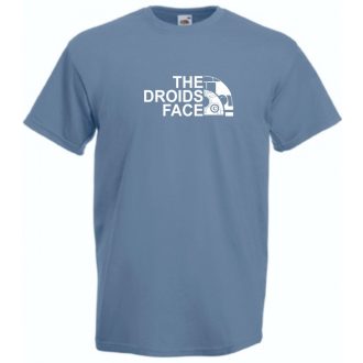 Droid Face férfi rövid ujjú póló