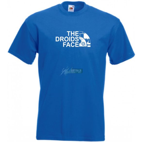 Droid Face férfi rövid ujjú póló