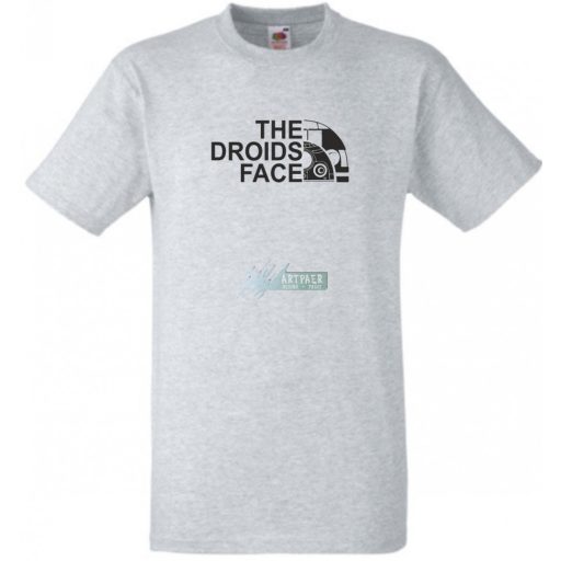 Droid Face férfi rövid ujjú póló