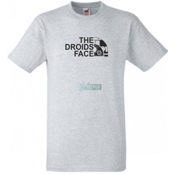 Droid Face férfi rövid ujjú póló