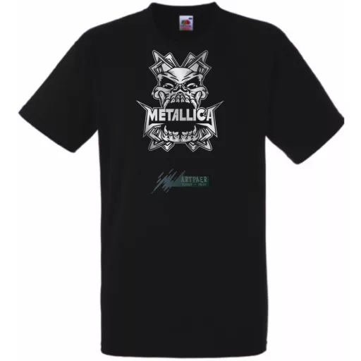 Metal koponya férfi rövid ujjú póló