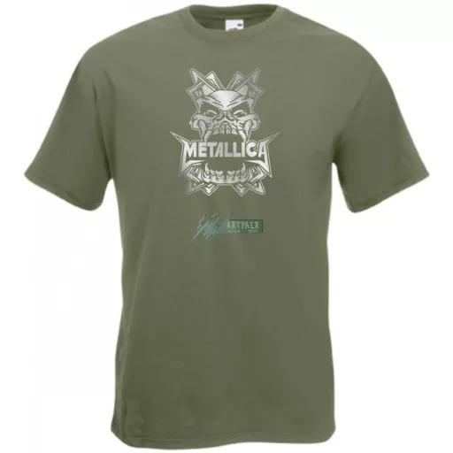 Metal koponya férfi rövid ujjú póló