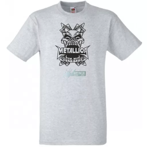Metal koponya férfi rövid ujjú póló