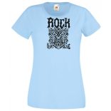 Live Music - Rock - Tattoo stílus női rövid ujjú póló