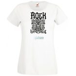 Live Music - Rock - Tattoo stílus női rövid ujjú póló