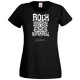 Live Music - Rock - Tattoo stílus női rövid ujjú póló