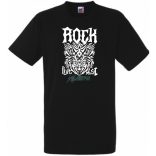 Live Music - Rock - Tattoo stílus férfi rövid ujjú póló