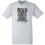 Live Music - Rock - Tattoo stílus férfi rövid ujjú póló