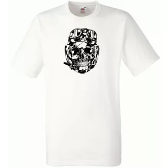Motor fan Skull férfi rövid ujjú póló