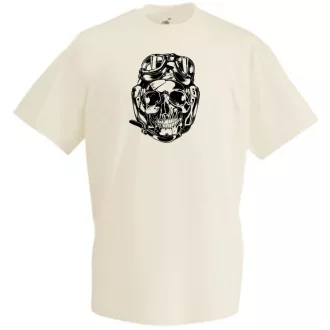 Motor fan Skull férfi rövid ujjú póló