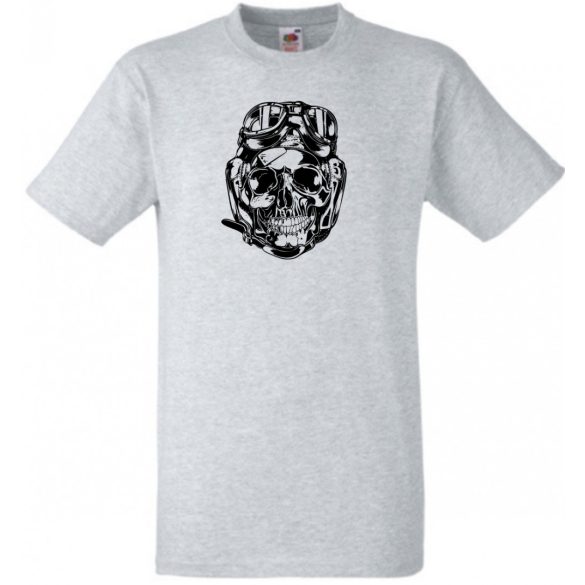 Motor fan Skull férfi rövid ujjú póló