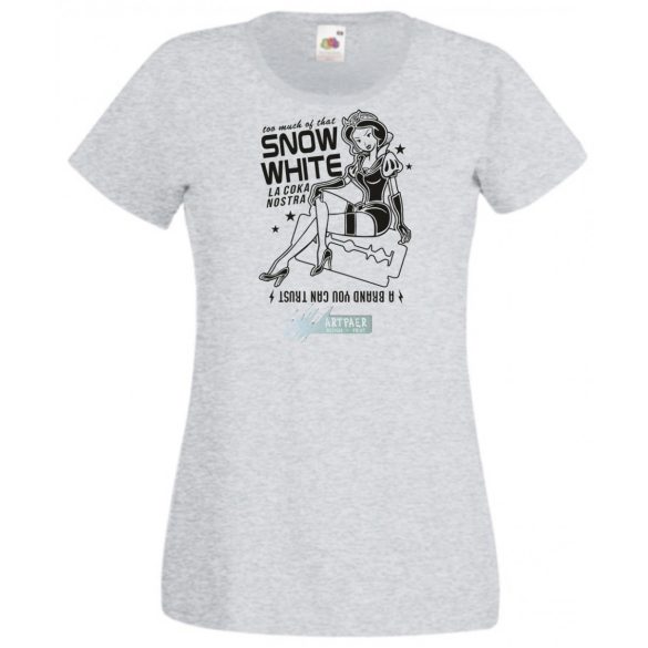 Humor La Coka Nostra Hófehérkével női rövid ujjú póló