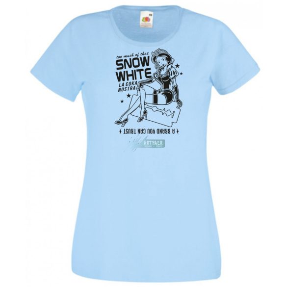 Humor La Coka Nostra Hófehérkével női rövid ujjú póló