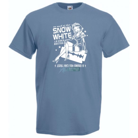 Humor La Coka Nostra Hófehérkével férfi rövid ujjú póló