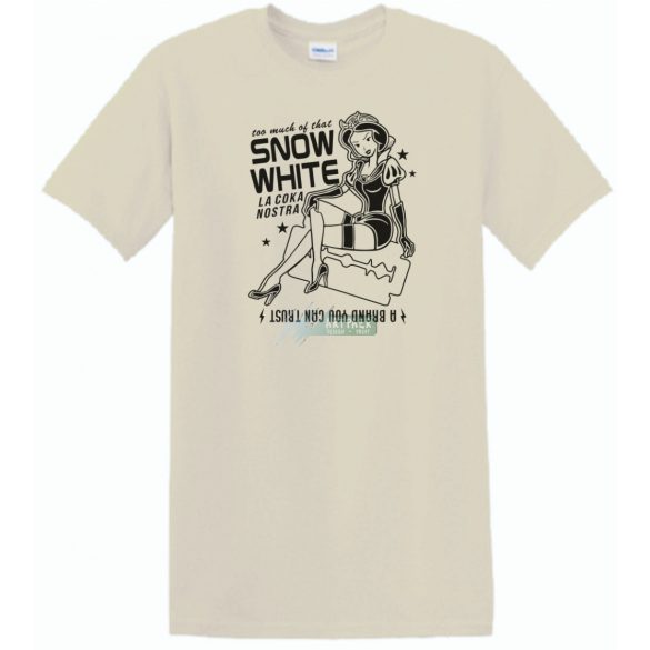 Humor La Coka Nostra Hófehérkével férfi rövid ujjú póló