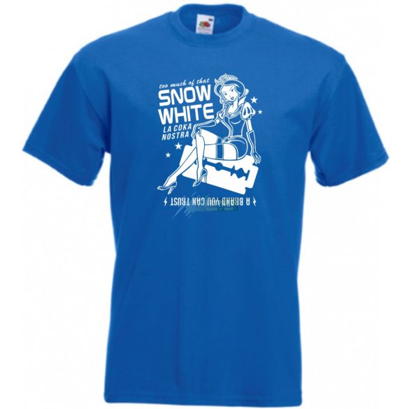 Humor La Coka Nostra Hófehérkével férfi rövid ujjú póló