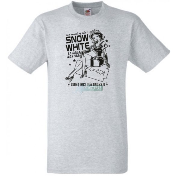 Humor La Coka Nostra Hófehérkével férfi rövid ujjú póló