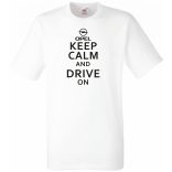 Keep Calm Styled Opel férfi rövid ujjú póló