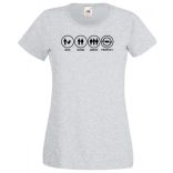 Bad Good Great Perfect Opel fan női rövid ujjú póló