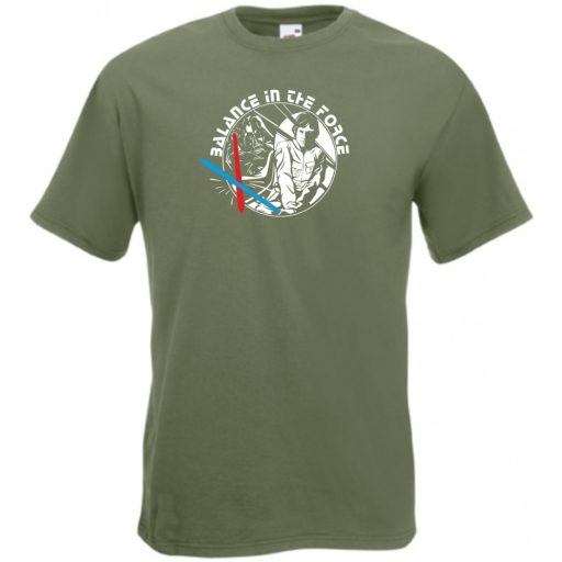 Humor - Balance in the Force férfi rövid ujjú póló