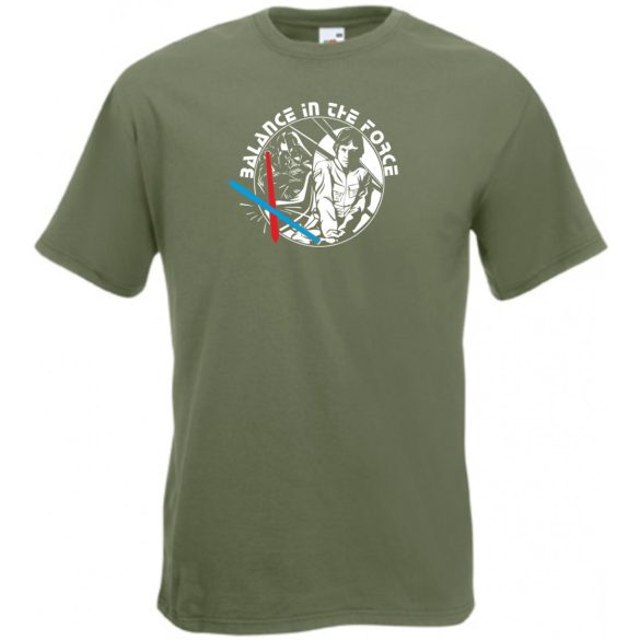 Humor - Balance in the Force férfi rövid ujjú póló