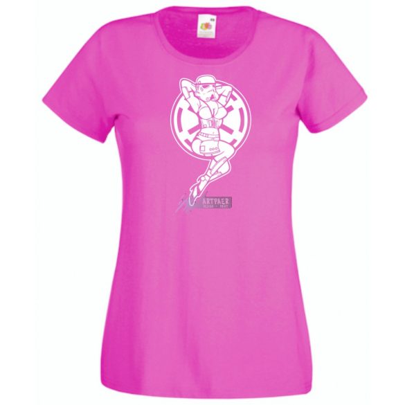 Funny  - Girl Stormtrooper női rövid ujjú póló